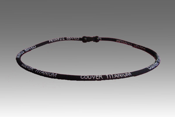 Black Titanium Germanium Far-infrared Couver Power Necklace