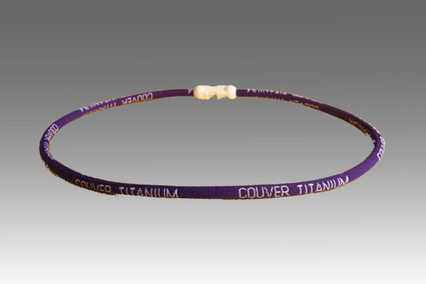 Purple Titanium Germanium Farinfrared Power Necklace Purple Titanium Germanium Farinfrared Power Necklace