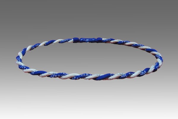 Blue White Titanium Germanium Double Power Necklace Blue White Titanium Germanium Double Power Necklace