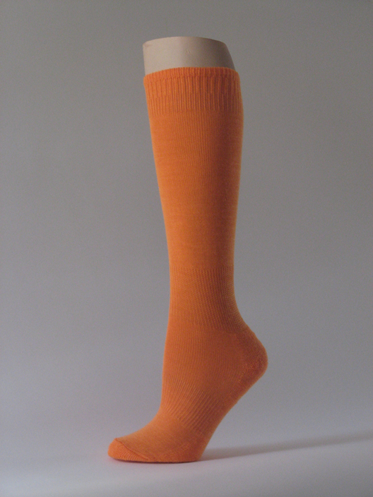 Light Orange kids youth soccer sock for child knee high Light Orange kids youth soccer sock for child knee high