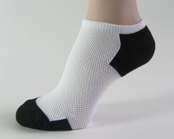 White black no show athletic running socks breathable mesh White black no show athletic running socks breathable mesh
